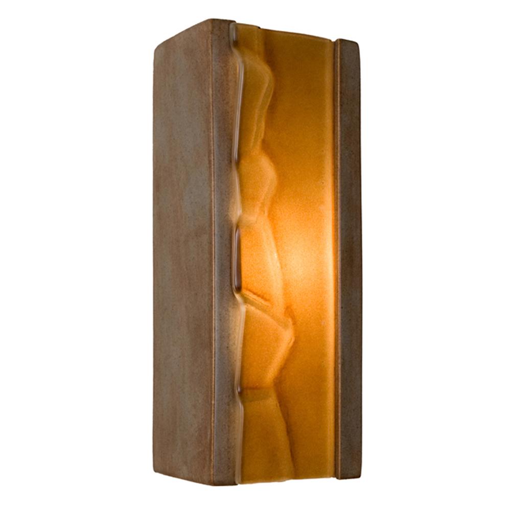 A19 Lighting- RE118-SP-CM  - River Rock Wall Sconce Spice and Caramel in Spice and Caramel