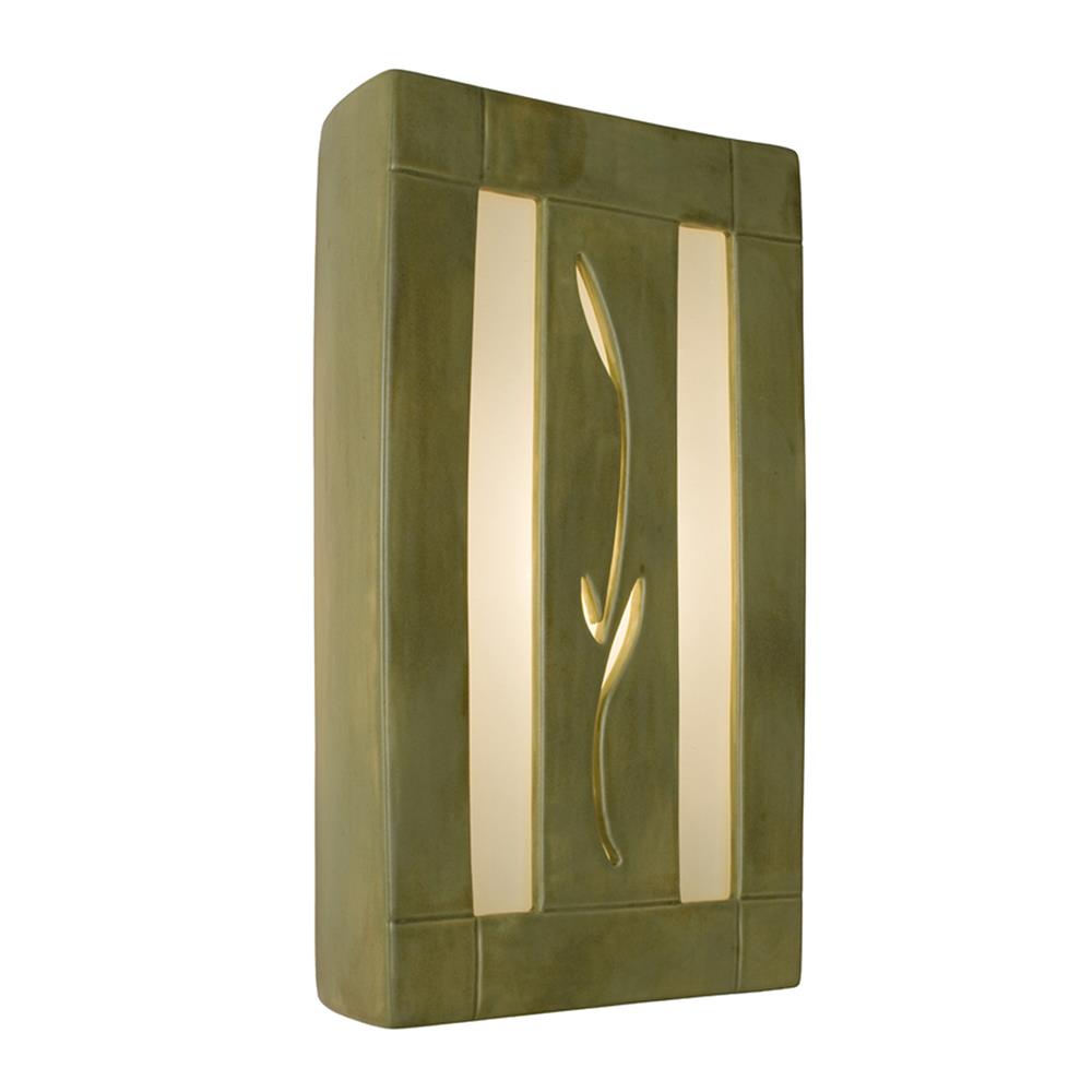 A19 Lighting- RE111-SG-WF  - Spring Wall Sconce Sagebrush and White Frost in Sagebrush and White Frost