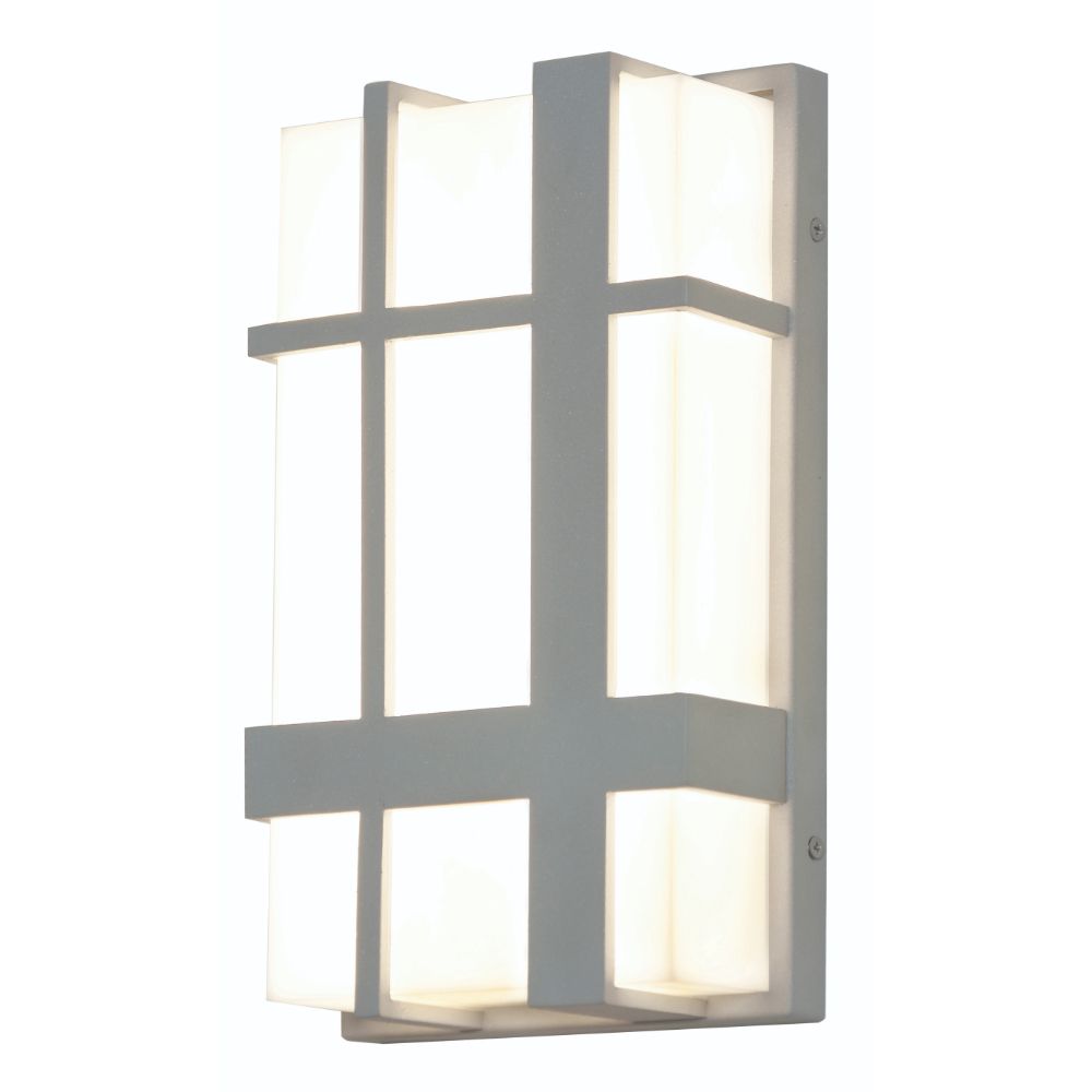 AFX Lighting MXW7122500L30MVTG Max LED Outdoor Sconce - 12" - Textured Grey