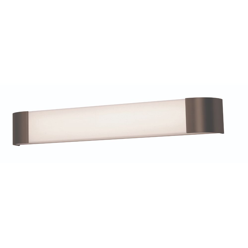 AFX Lighting ALNV400530LAJD2RB Allen - Vanity Light Fixture - 3Ft. - Oil-Rubbed Bronze Finish - White Acrylic Shade