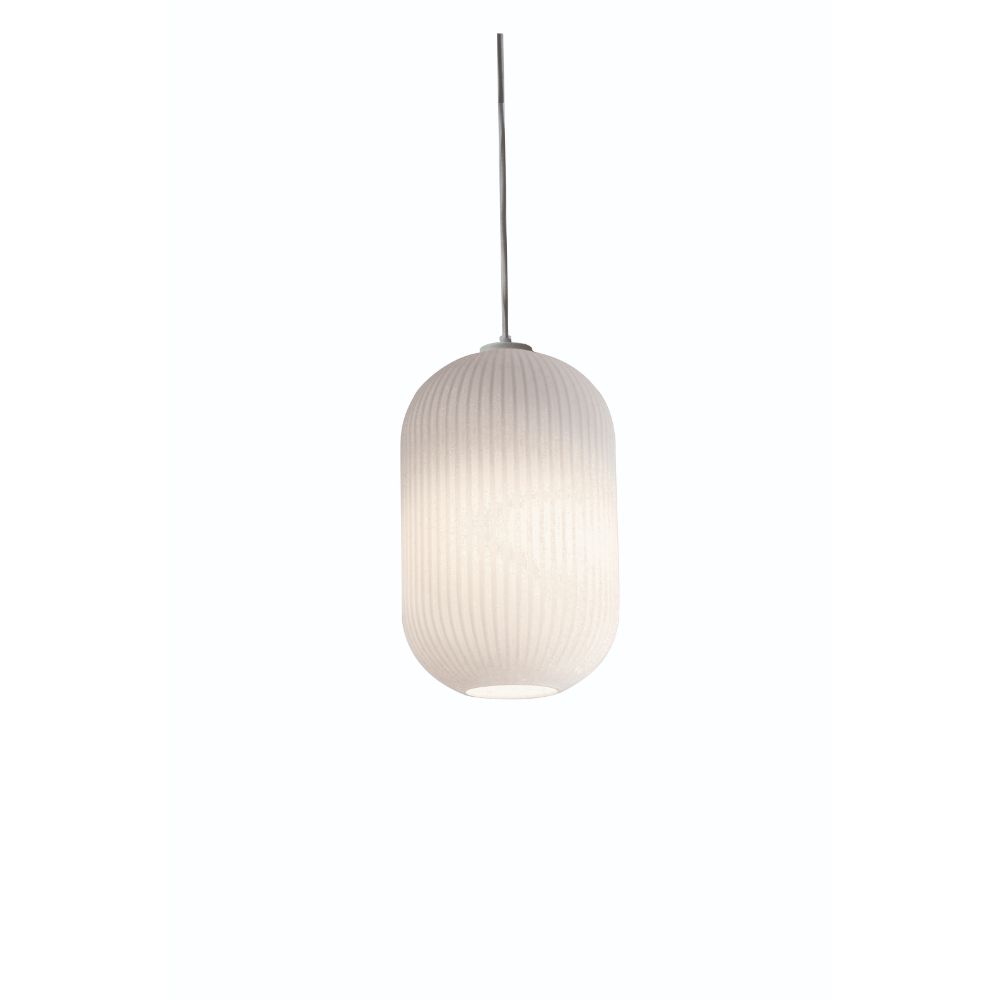 AFX Lighting CALP09WH Callie Pendant - 15" - Frosted White