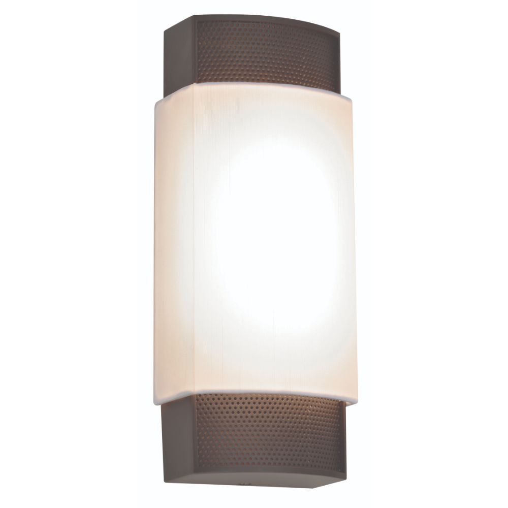 AFX Lighting CHS061407LAJUDRB Charlotte LED Sconce - Oil Rubbed Bronze Finish - White Acrylic Shade