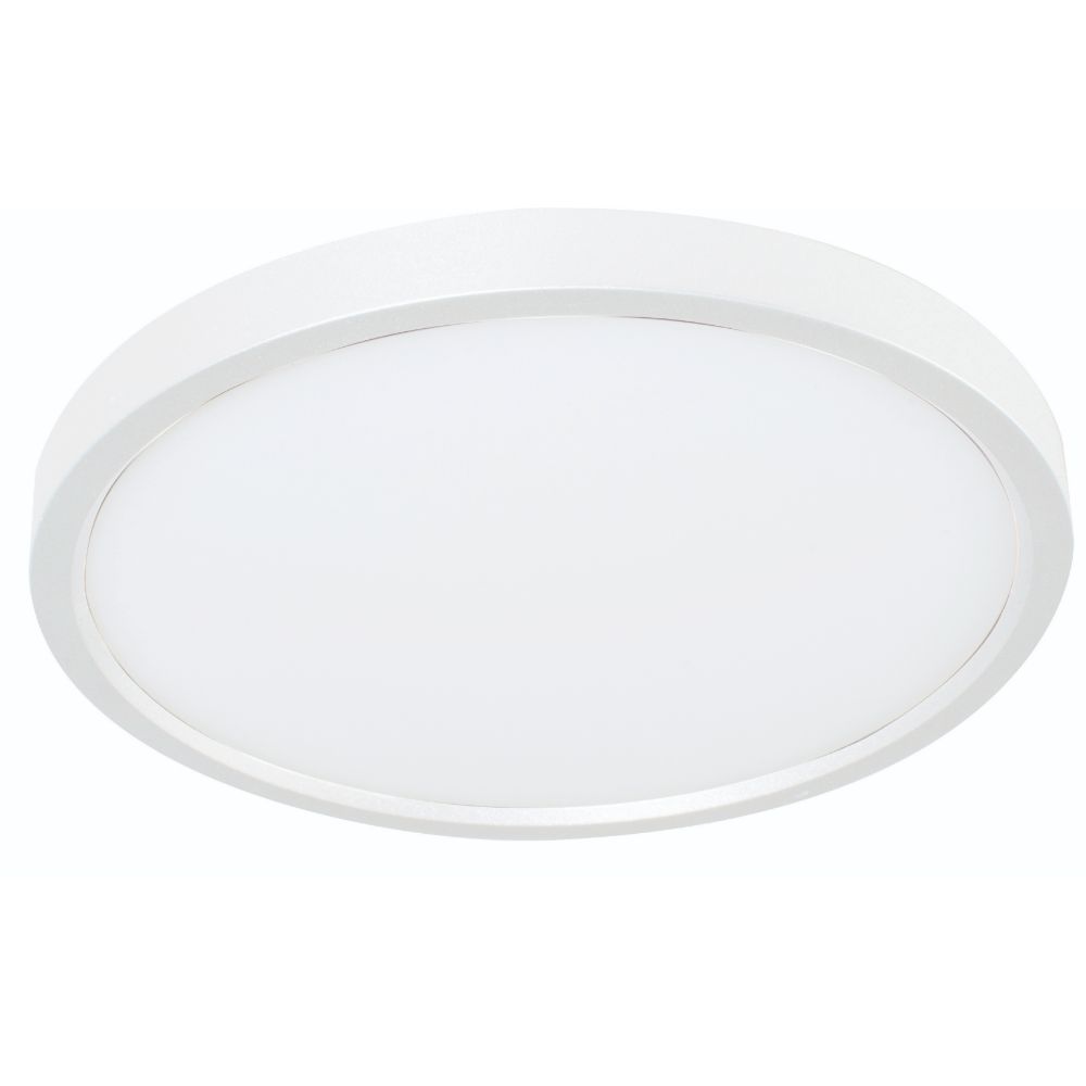 AFX Lighting EGRF08LAJD1WH Edge 8" Round LED Flush Mount - White