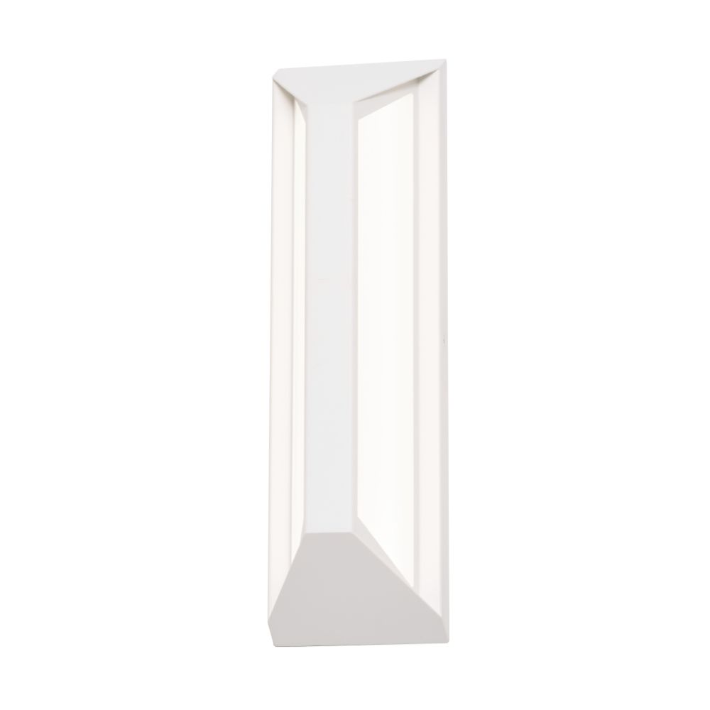 AFX Lighting FTS4141200L30D1WH Fulted LED Wall Sconce - 14" - White