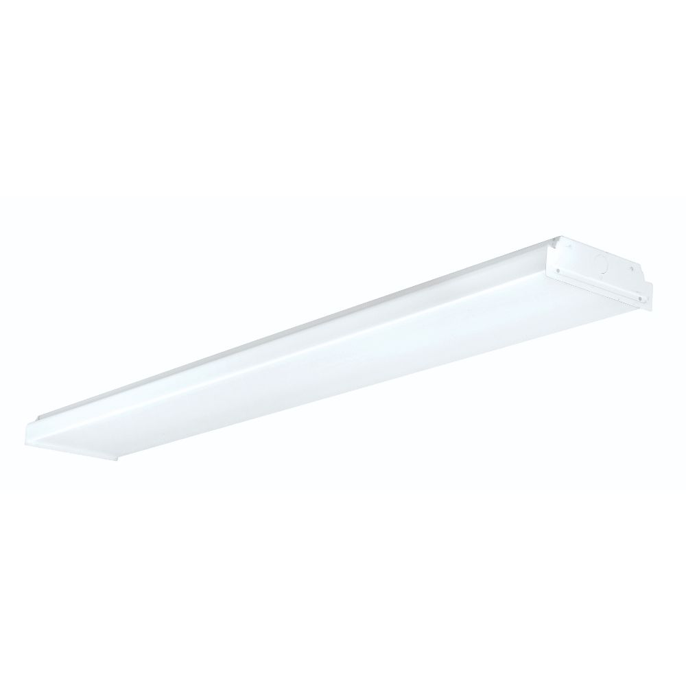 AFX Lighting LWL07483000LAJD2 LED Wrap - LED Flush Mount - 48" - 36W - 0-10V - White Finish - Frosted Clear Diffuser