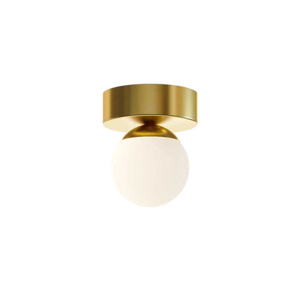 AFX Lighting PRLF05L30D1SB Pearl LED Flush Mount - Satin Brass