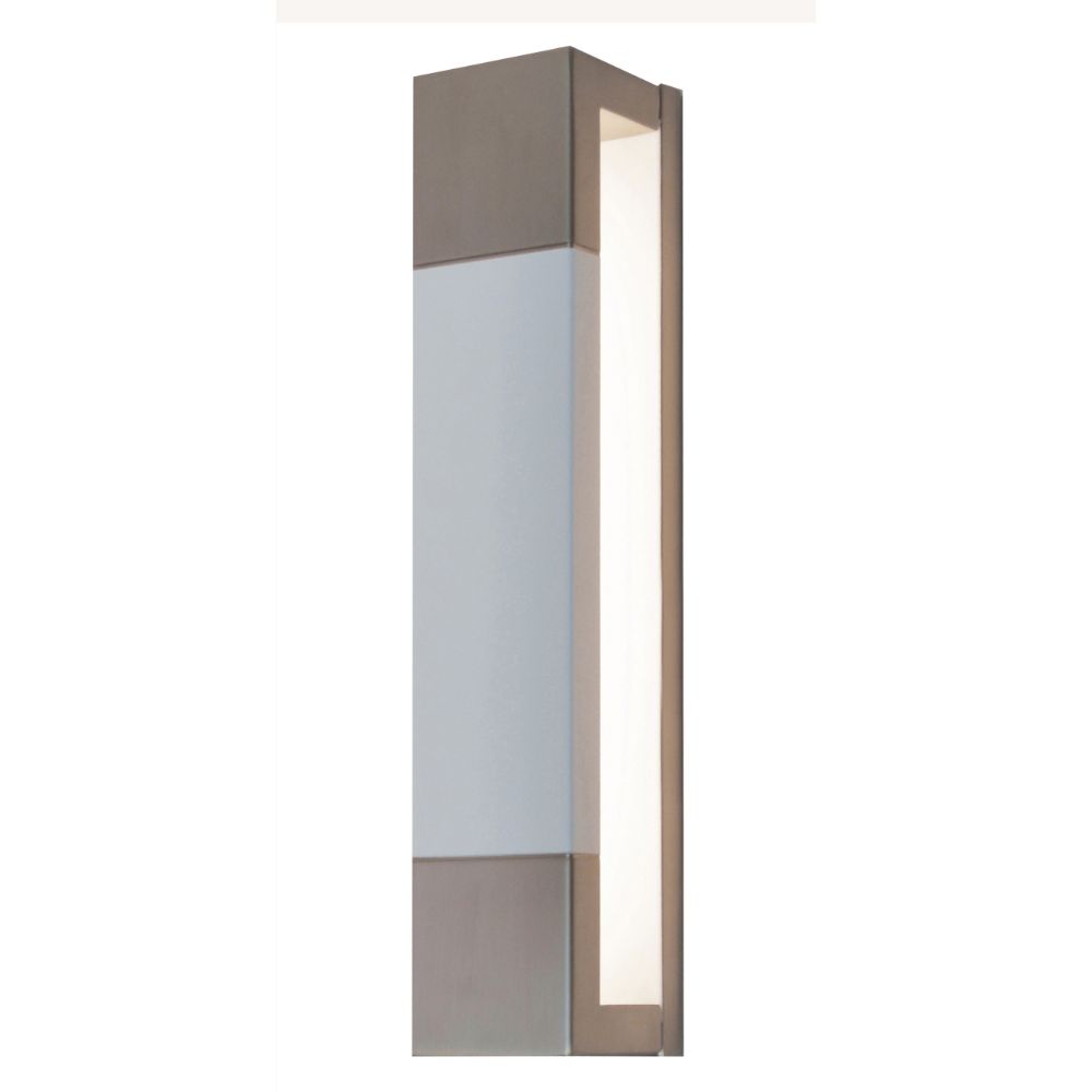 AFX Lighting PTS3151200L30D1SNWH Post LED Sconce - Satin Nickel/White