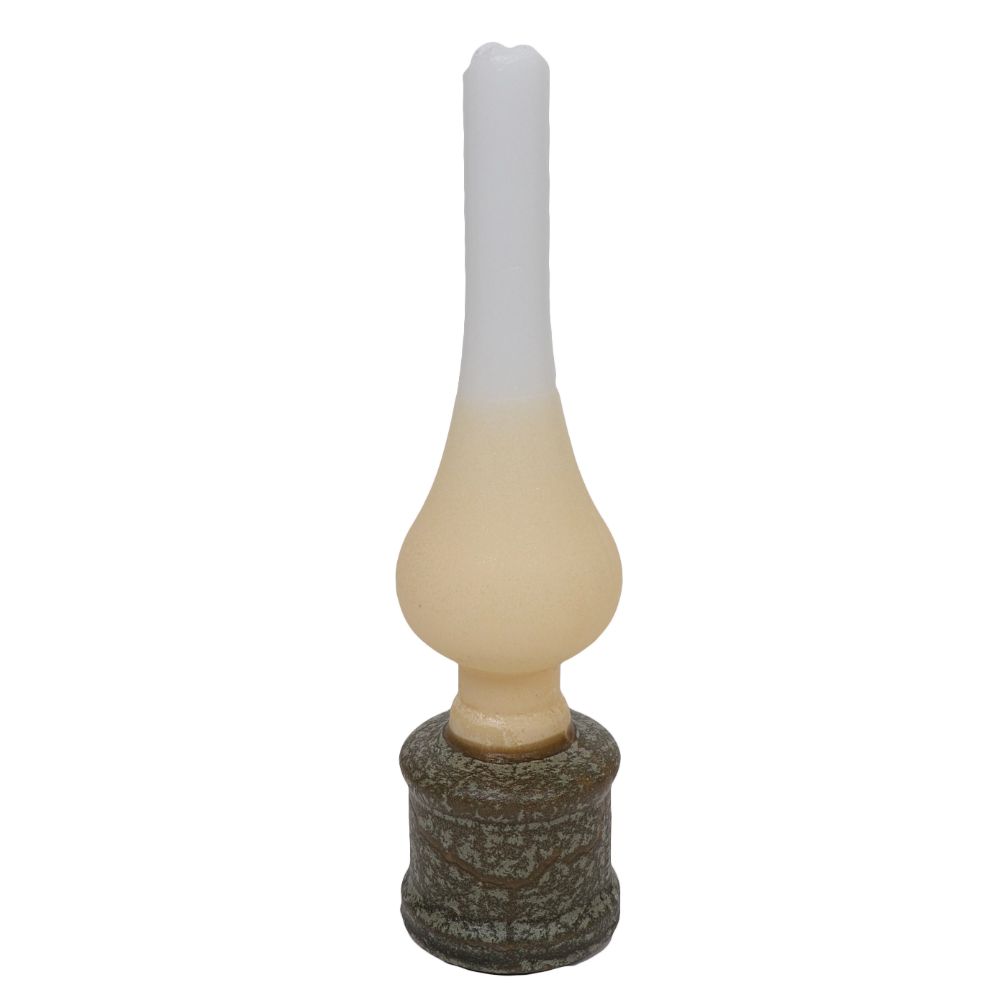 Havdalah Candle Lamp Style White & Peach