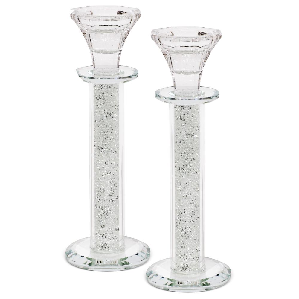 Crystal Candlestick Clear Filling 7.5"