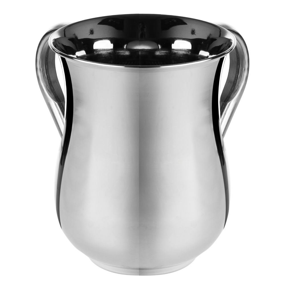 Stainless Steel Washing Cup On Base Shinny Polished