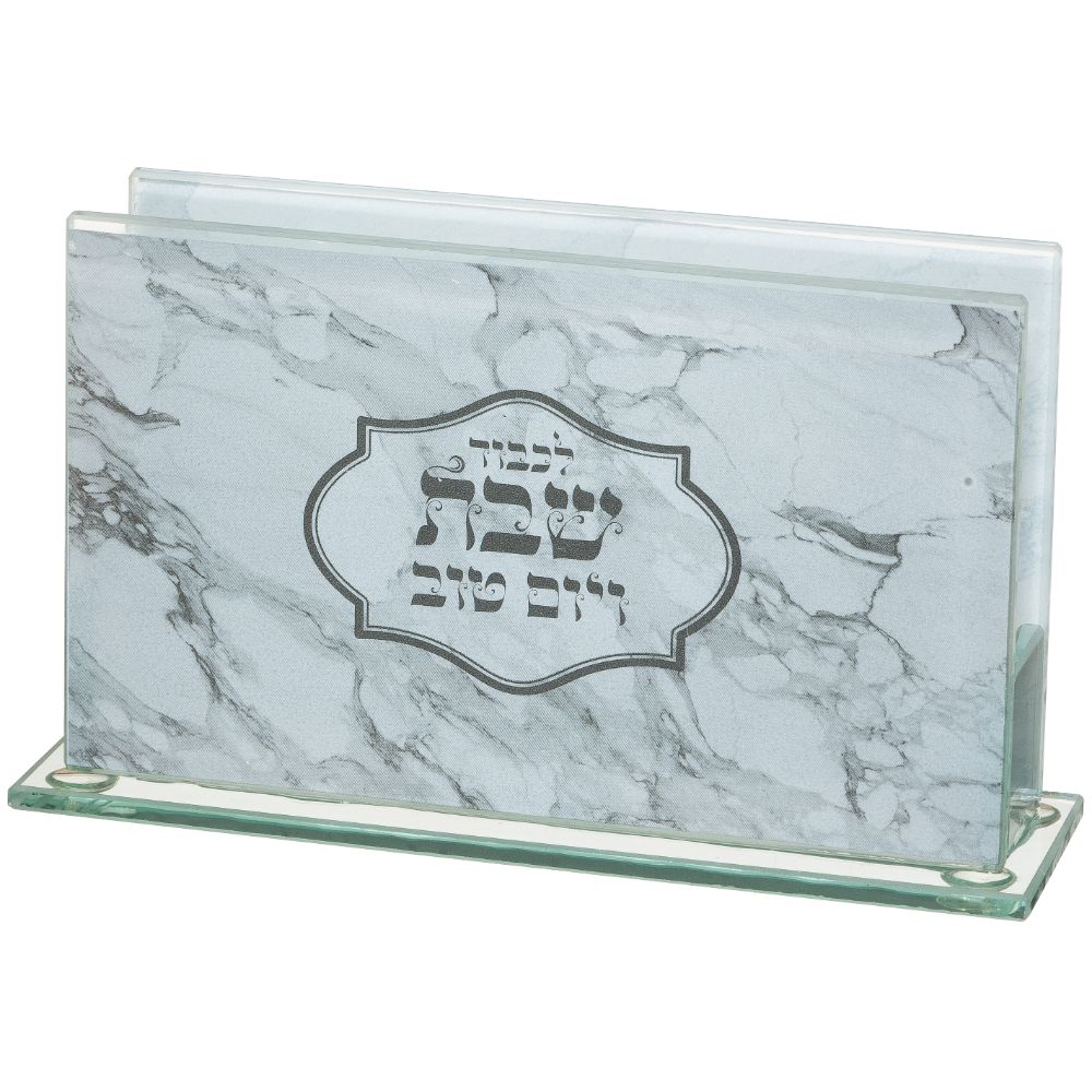 Glass Matches Holder 12.5x8 cm with Print