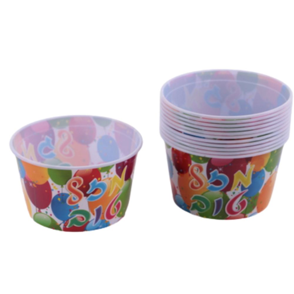 Mazal Tov Plastic bowls 15X9 cm