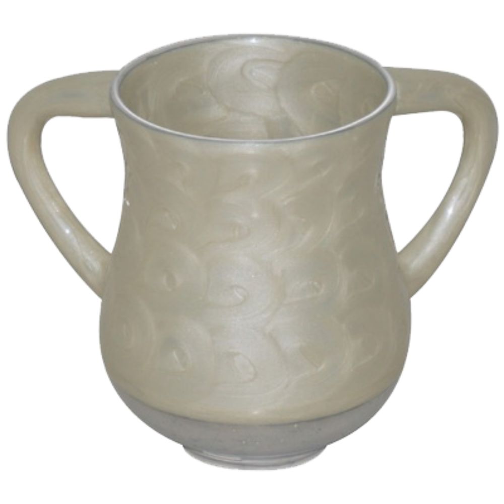 Aluminum Unbreakable Washing Cup 13.5 Cm- Ivory Color