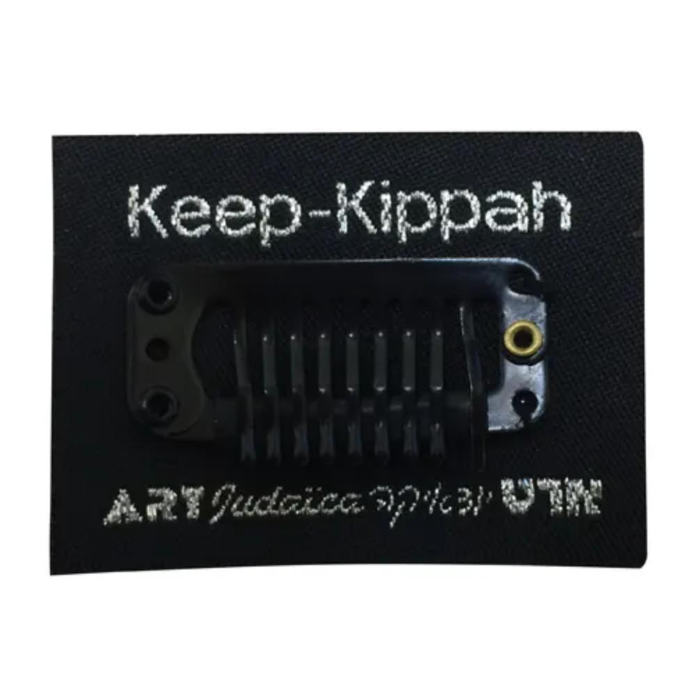 Keep Kippah - Clips with Sticker- Black