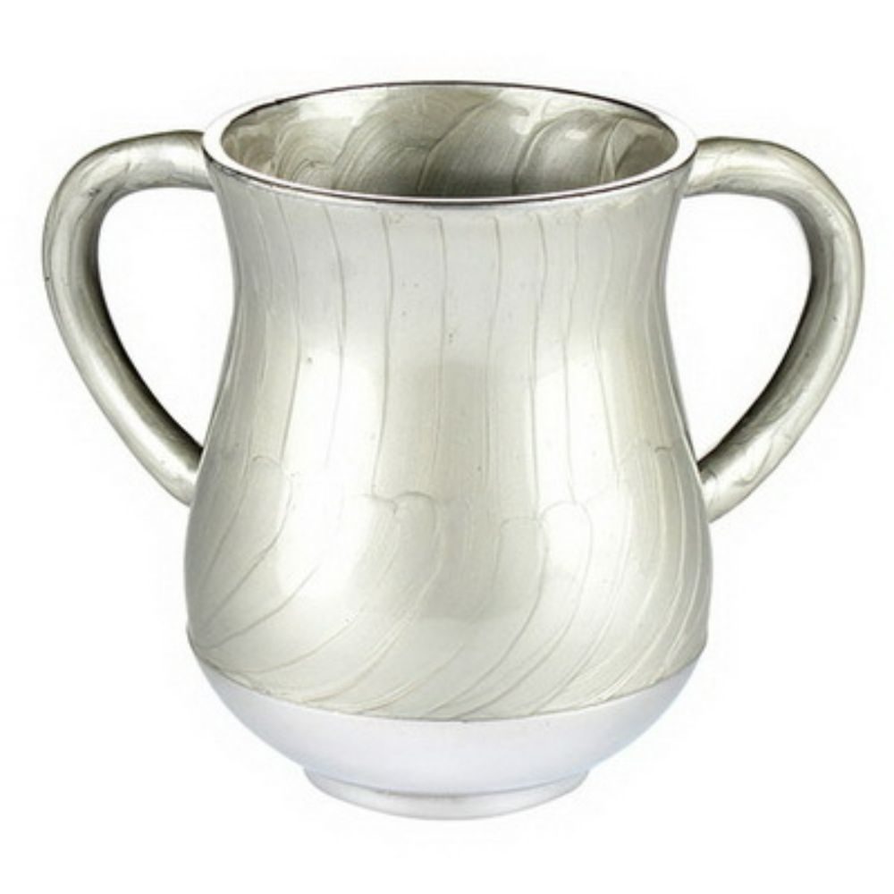 Aluminum Unbreakable Washing Cup 13.5 Cm- Silver Color