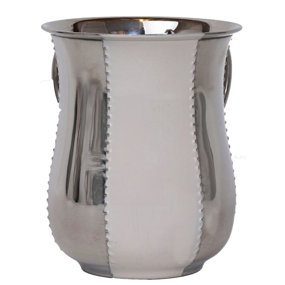 Stainless Steel Washing Cup Ivory Doted