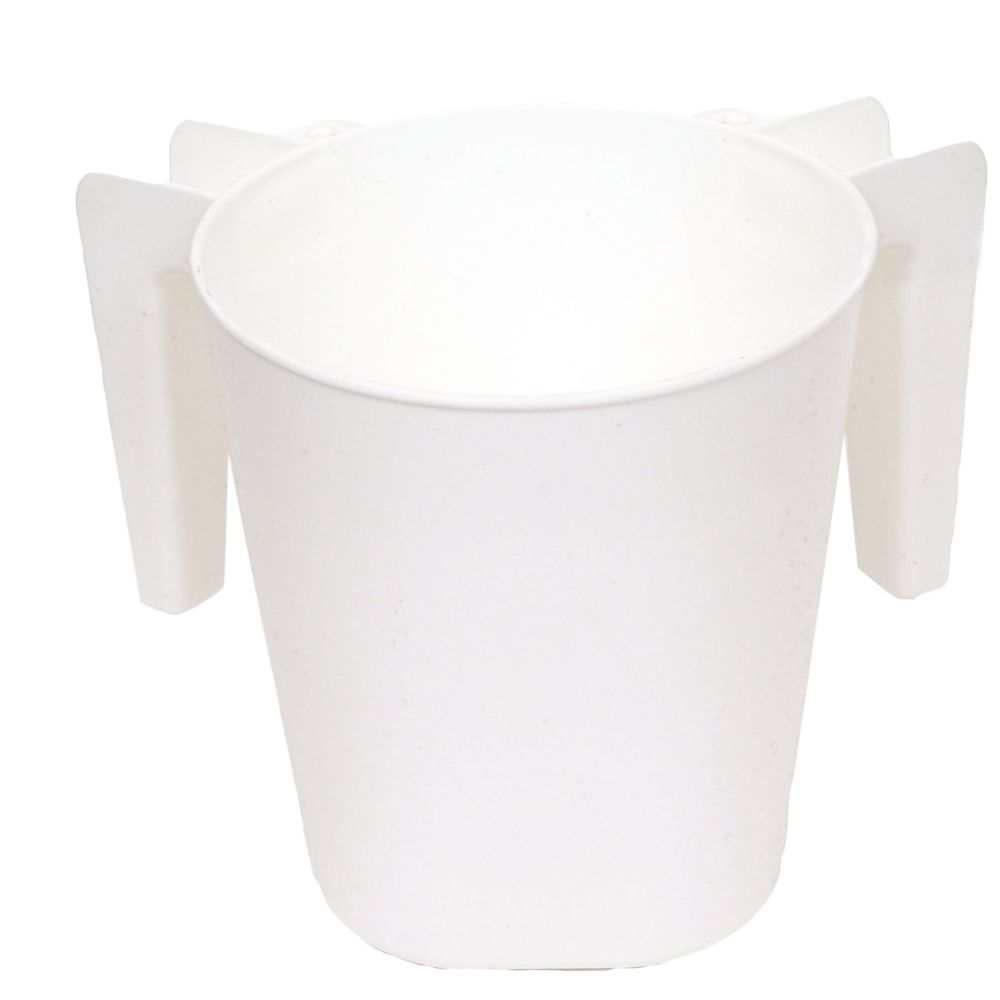 Plastic Washing Cup White 