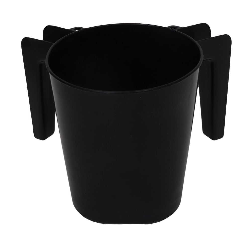 Plastic Washing Cup Metallic Black 