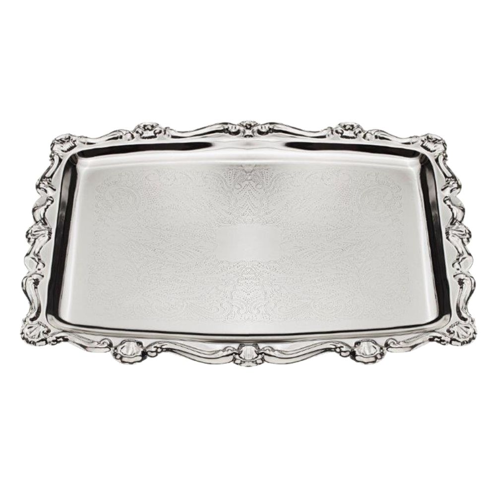 Tray For candles Silver Plated 19x13.5 "