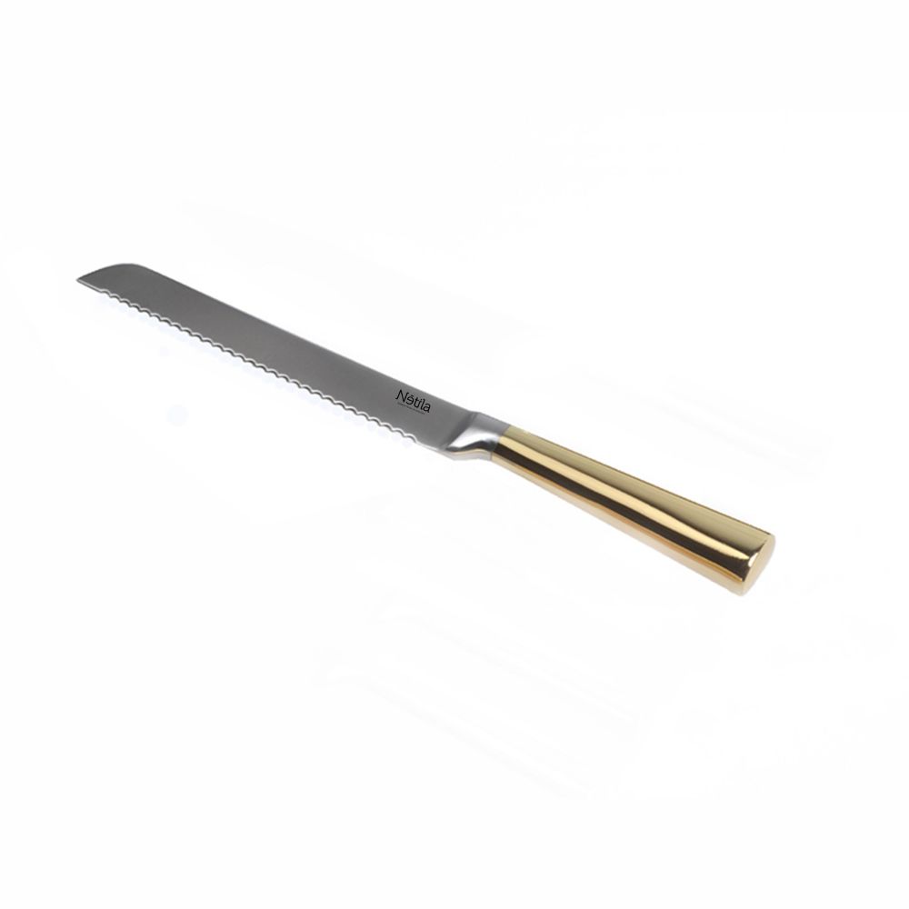 Stainless Steel Knife Gold Handle 13" (12 PC)