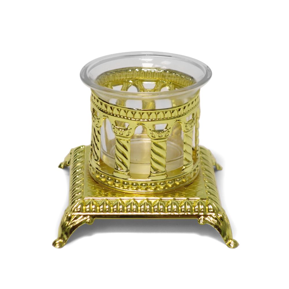 Salt Holder Royal Palace Design Gold plated Single