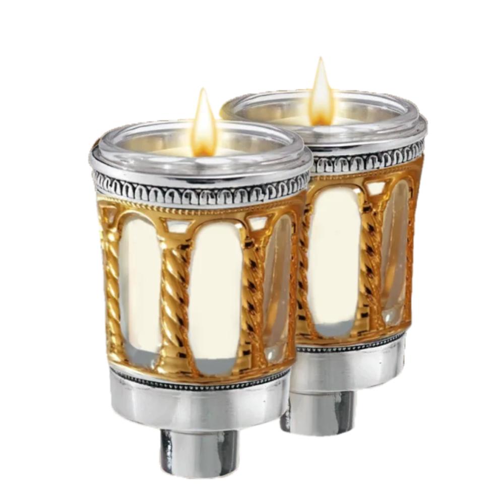 Neronim Holders Palace Gold & Silver Plated 3" 