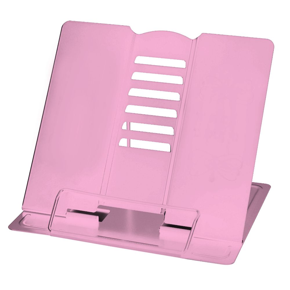 Mini Metal Book Stand Pink 8.25 x7.5"