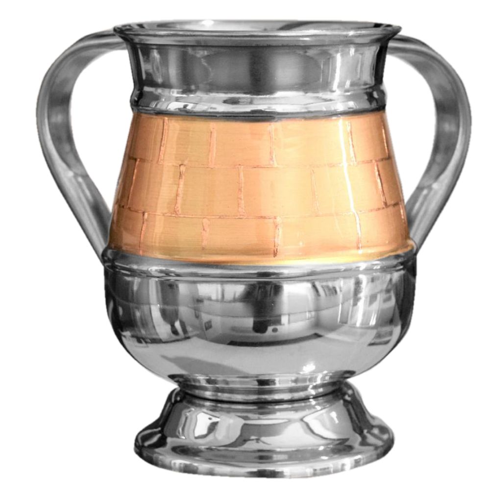 Stainless Steel Wash Cup - Golden Diamonds