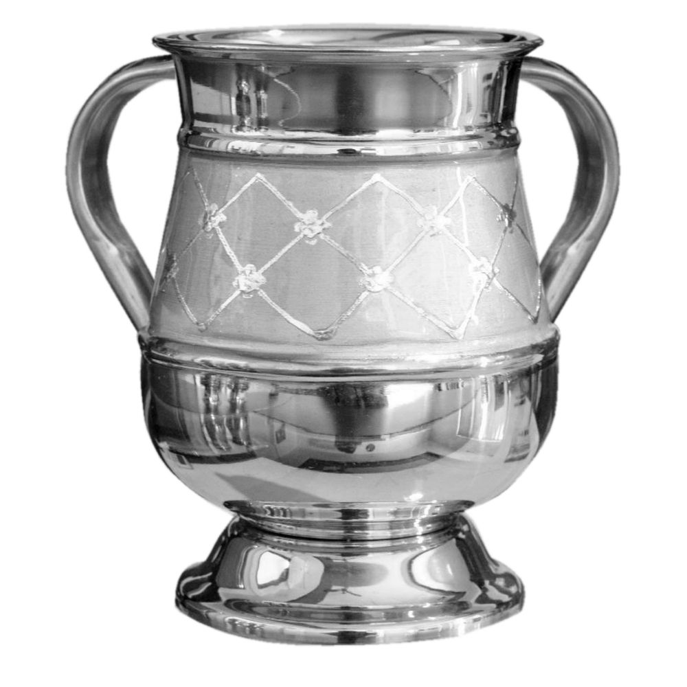 Stainless Steel Wash Cup - Silver Diamonds