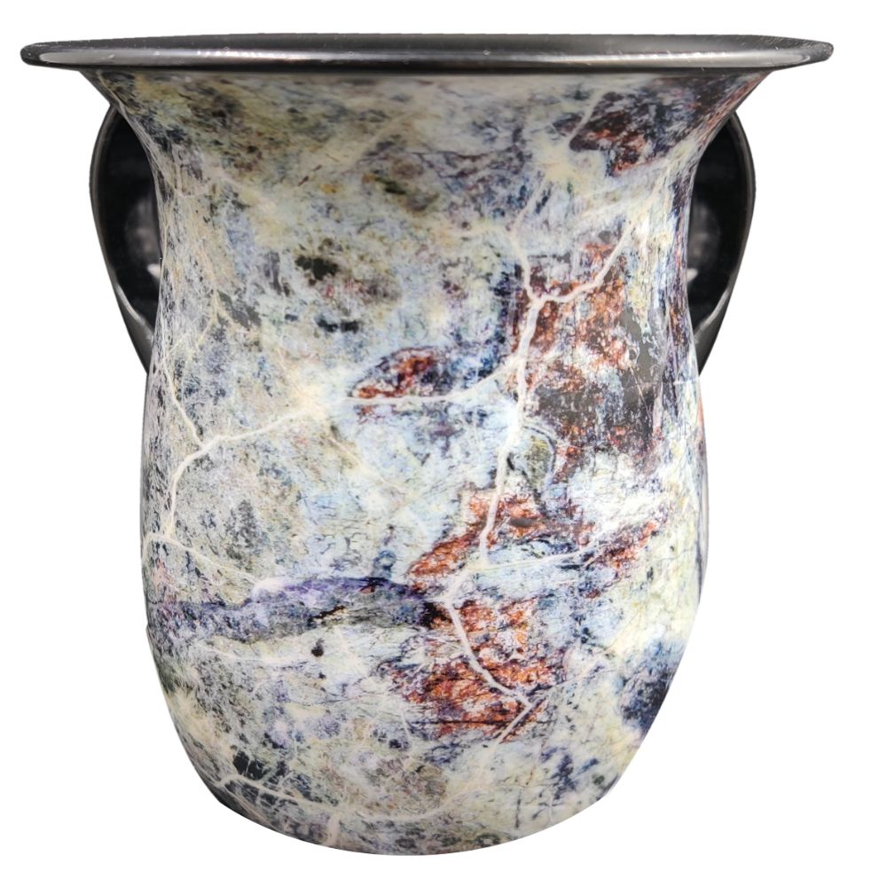 Stainless washing cup marble
