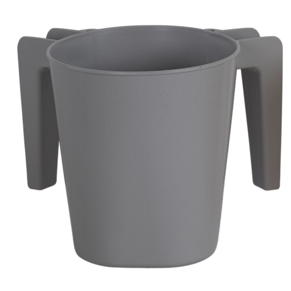 Plastic Washing Cup Pastel Grey