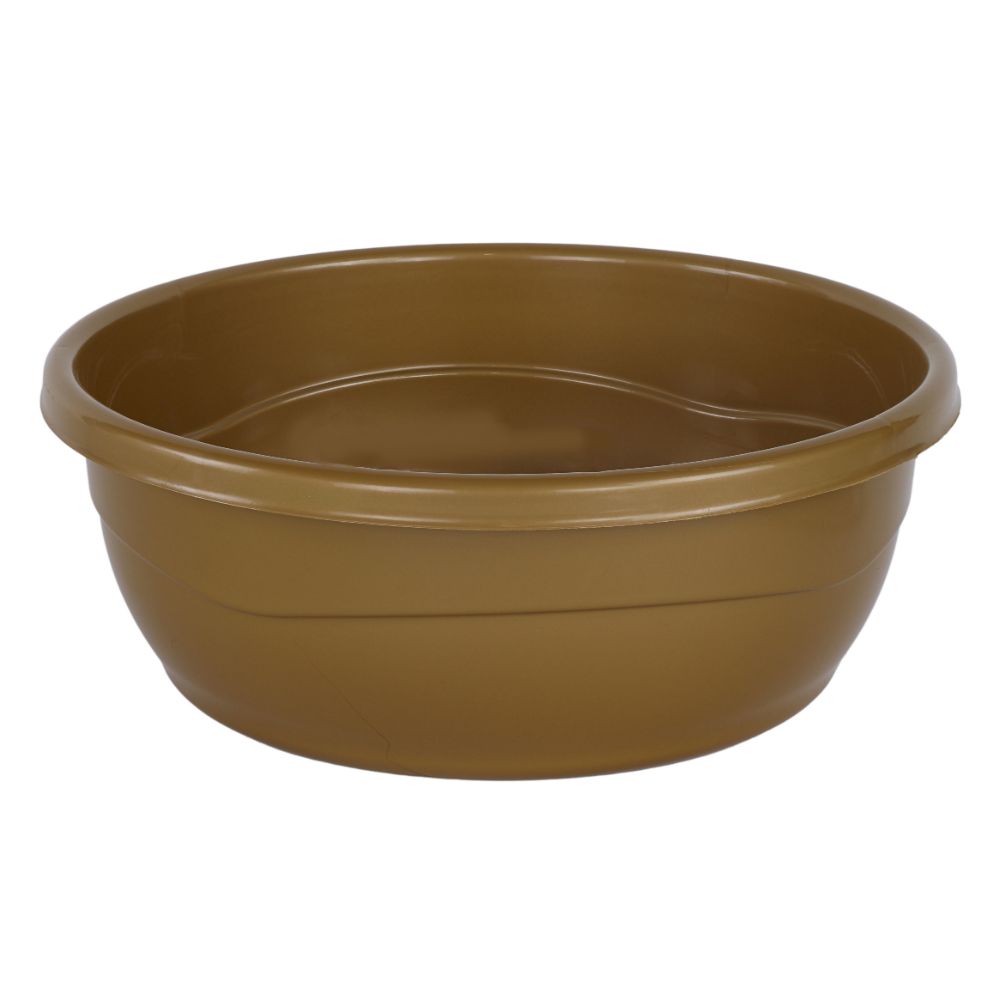 Plastic Washing Bowl Metallic Gold