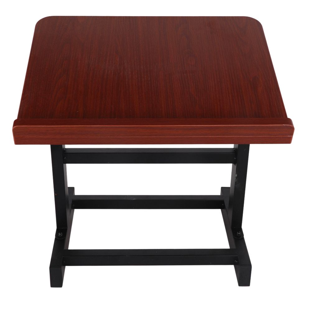 Mahogany Table Top Shtender with Metal Legs 12.5"H