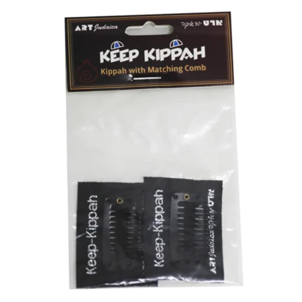 Keep Kippah - Kippah Clips With Sticker Pack of 2 3 cm