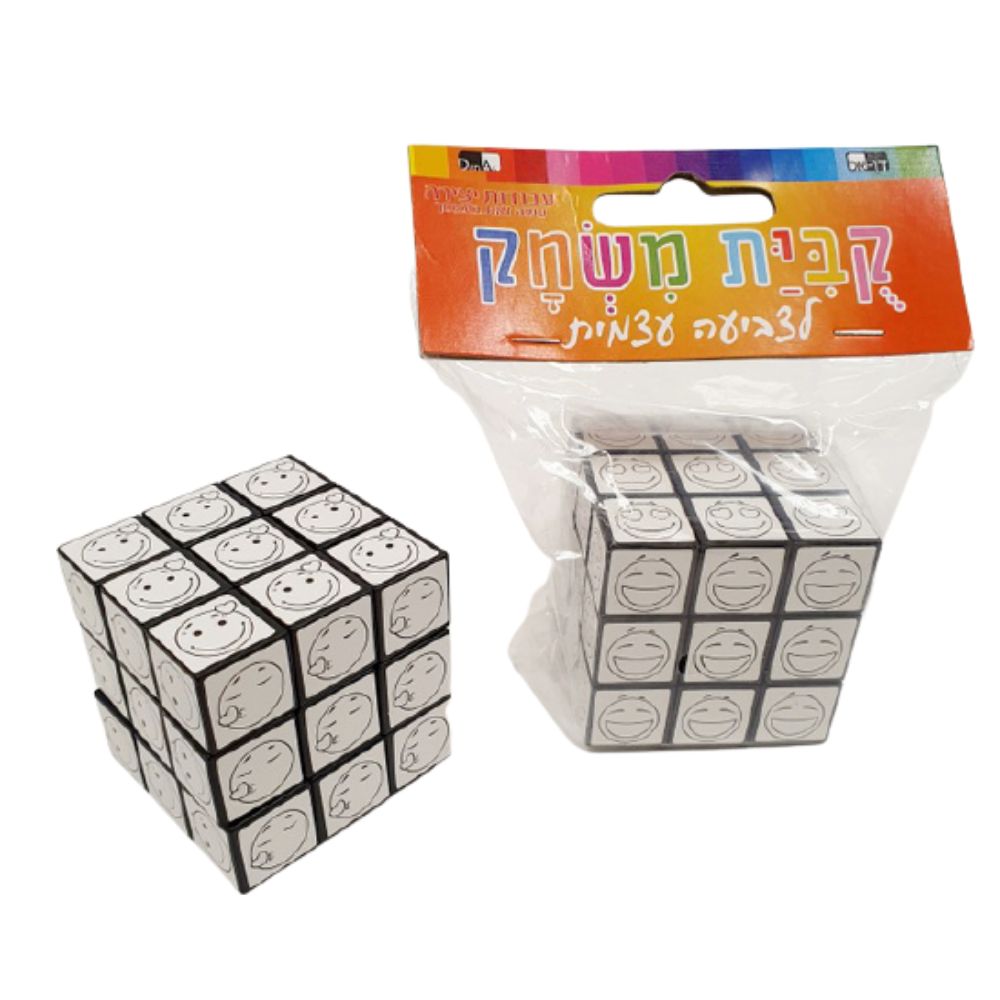 Smiling Rubix cube 4.5X4.5 cm