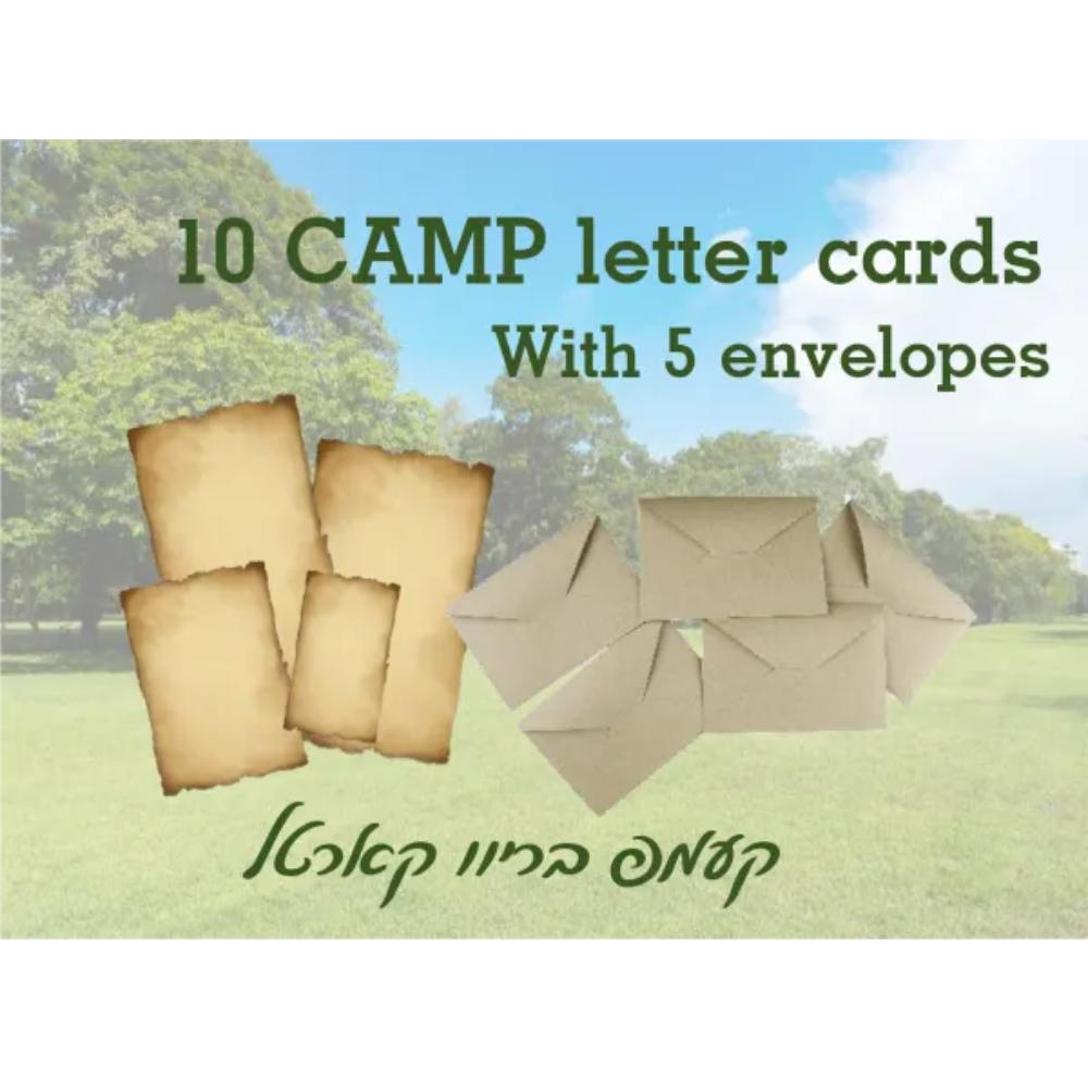  pack of 10 Kids letters  for  Camp With Envelopes 