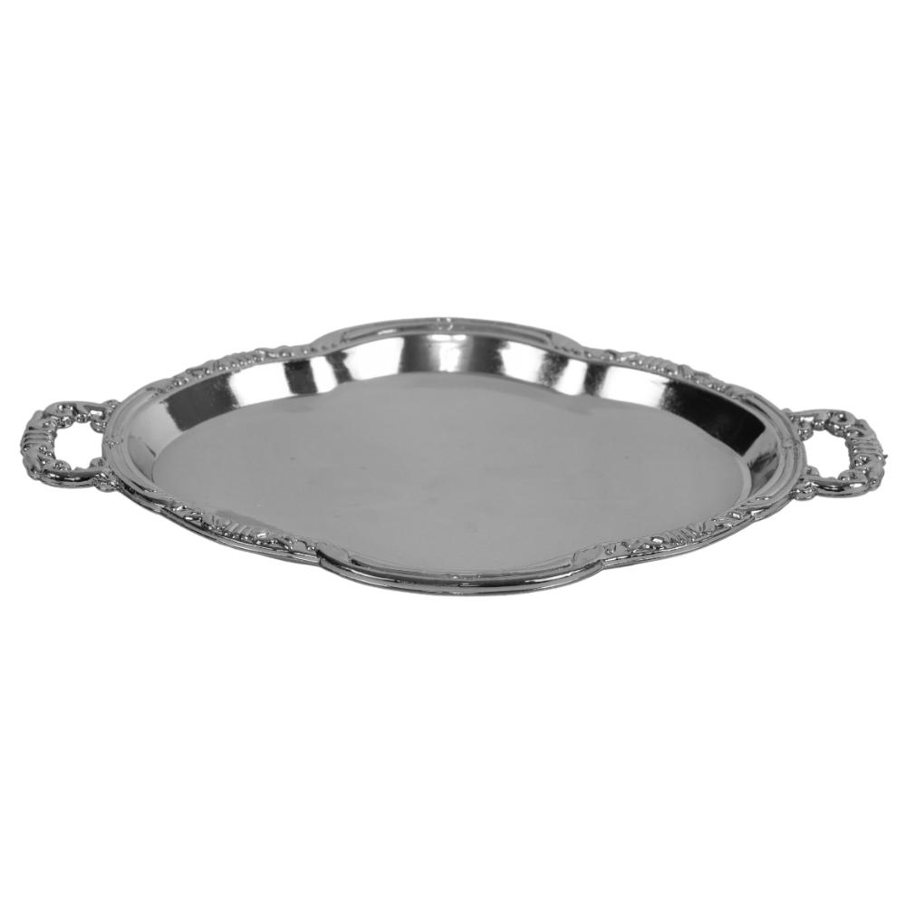 12" Silver Oval Trays