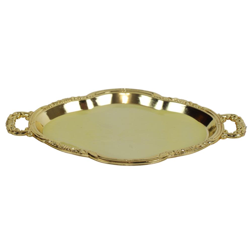 Gold Oval Trays 3"x2"