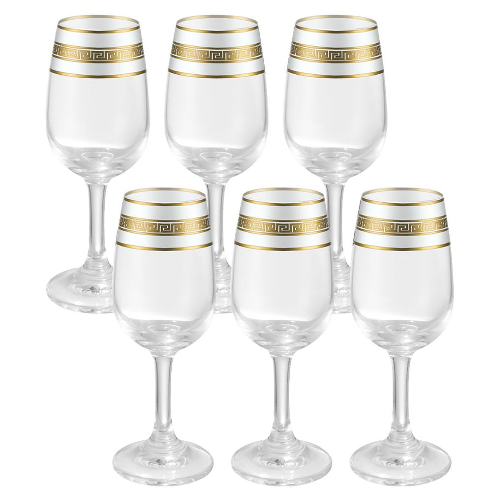 Set of 6 Liquor cups - White 2oz.