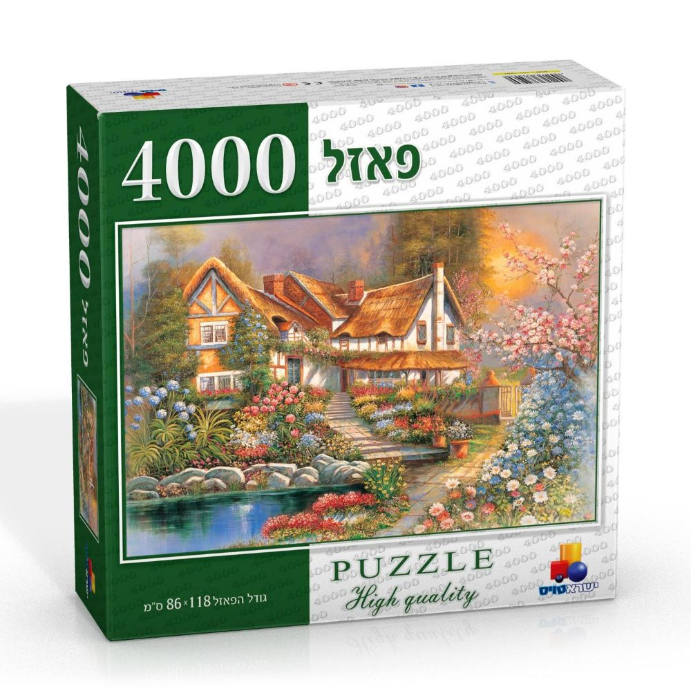 4000 pcs Puzzle - Beautiful House Scenery