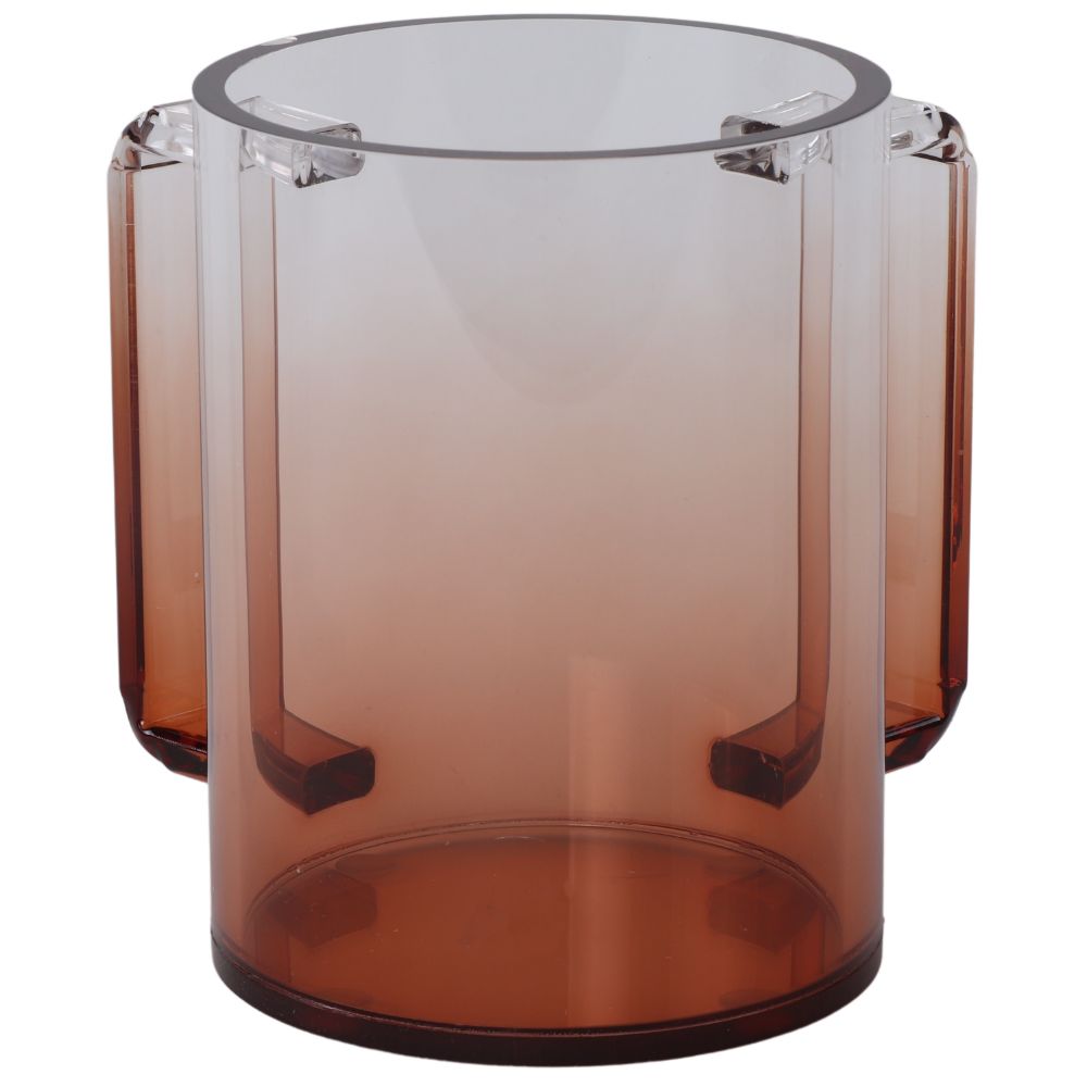 Acrylic Washing Cup Brown Gradient