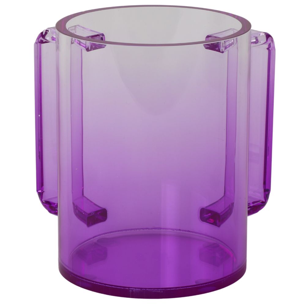 Acrylic Washing Cup Purple Gradient