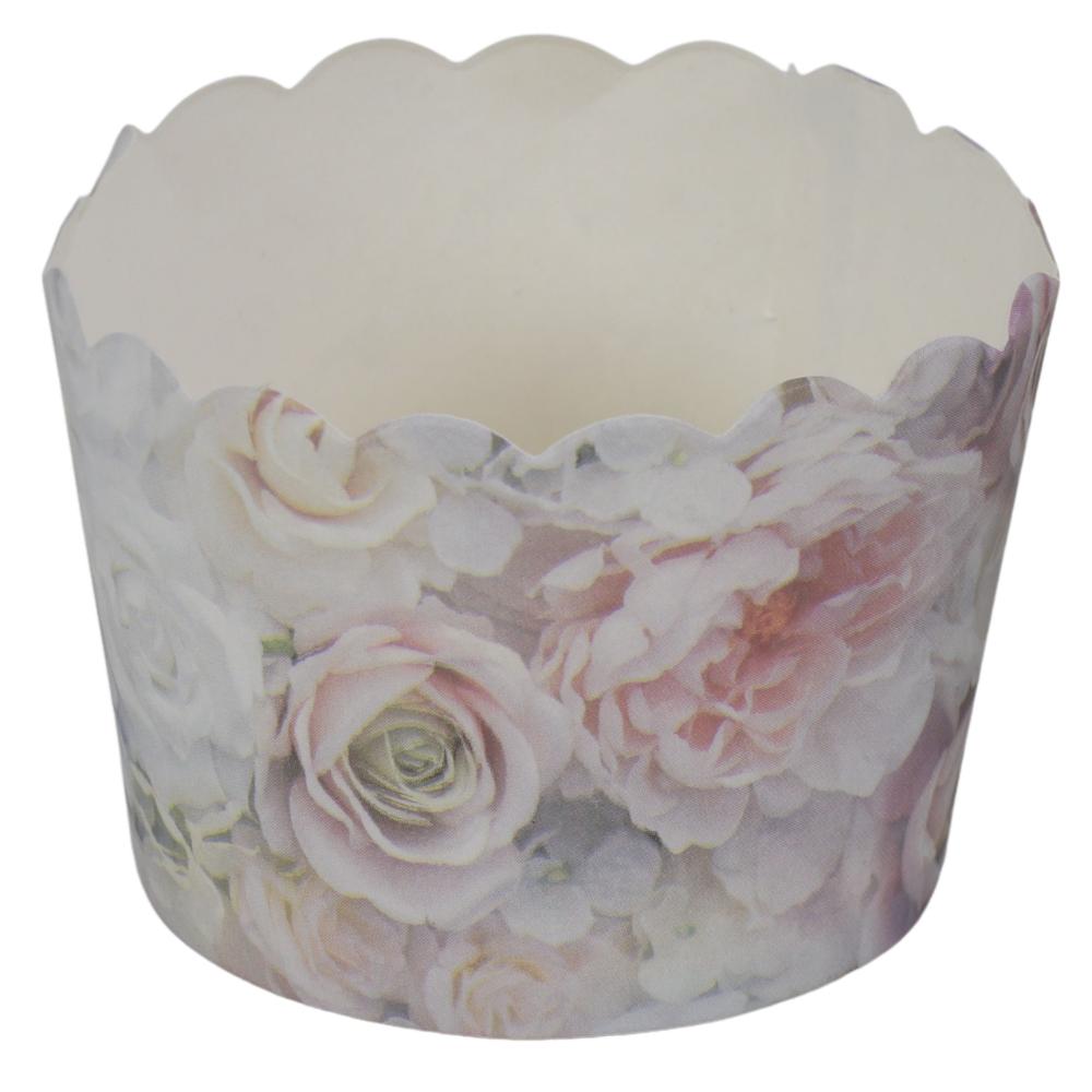 Rose Muffin Holders - Elegant Flower Design