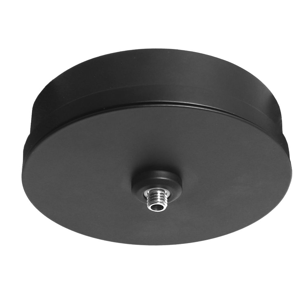 Abra Lighting 10080CP-MB Convertible Flat or Barrel Canopy Including Uni-Jack Socket in Matte Black