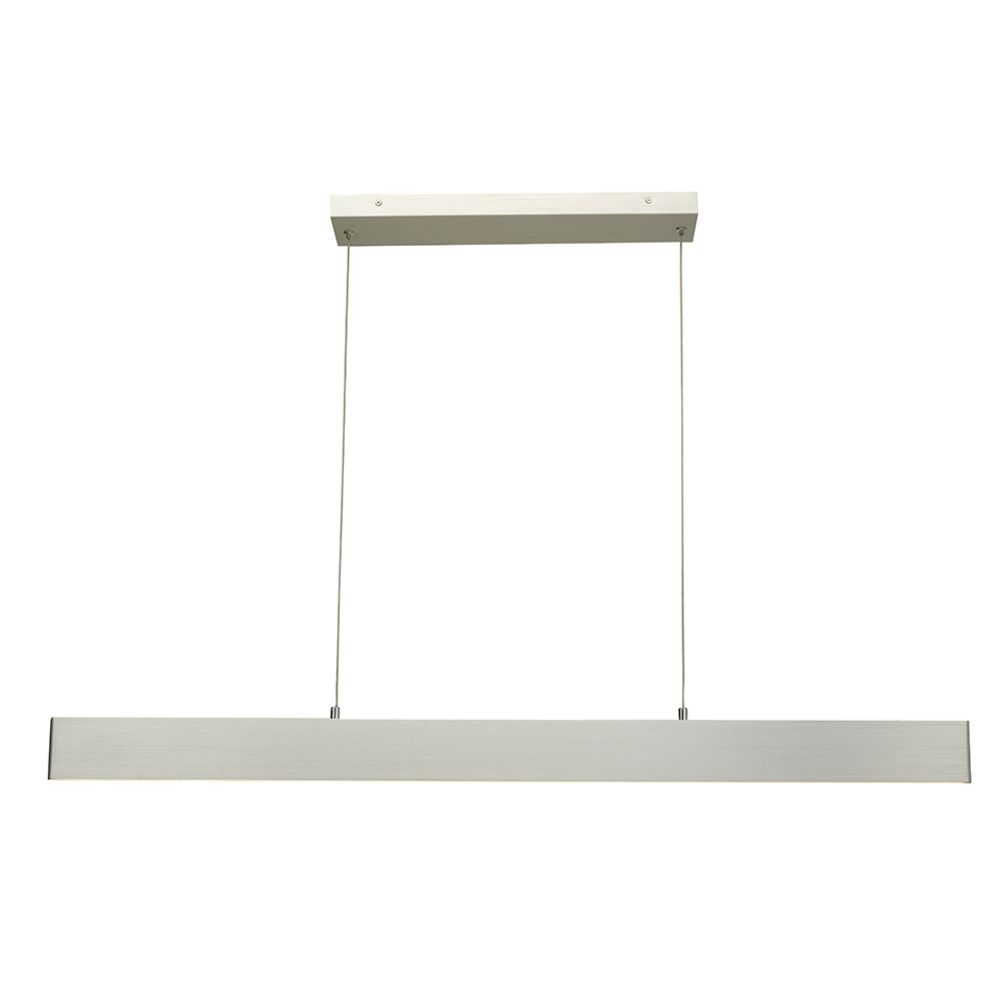 Abra Lighting 10095PN-BA 32" Cable Suspended LED Pendant with Up-Down Light in Brushed Aluminum
