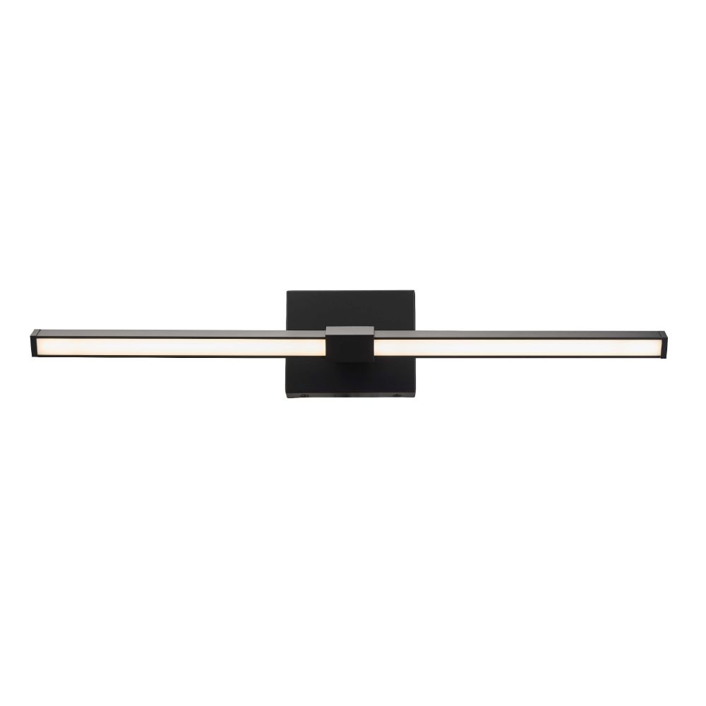 Abra Lighting 20140WV-BL Adjustable Mount 26" Dimmable LED Vanity Bar in Black