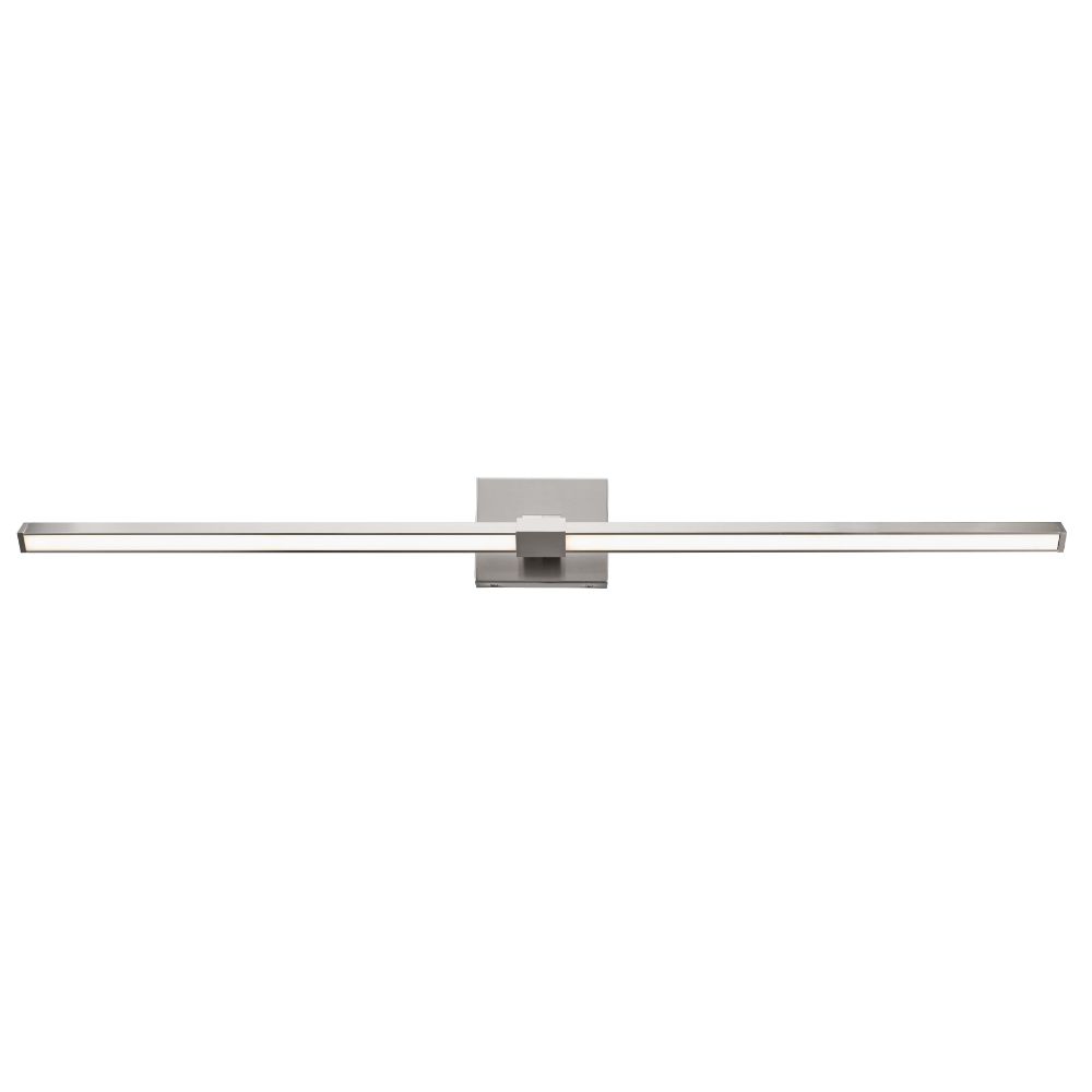 Abra Lighting 20141WV-BN Adjustable Mount 42" Dimmable LED Vanity Bar in Brushed Nickel