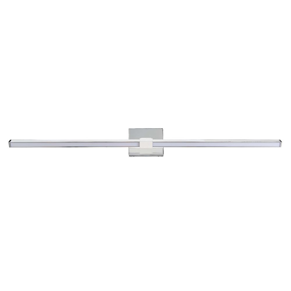 Abra Lighting 20141WV-CH Adjustable Mount 42" Dimmable LED Vanity Bar in Chrome