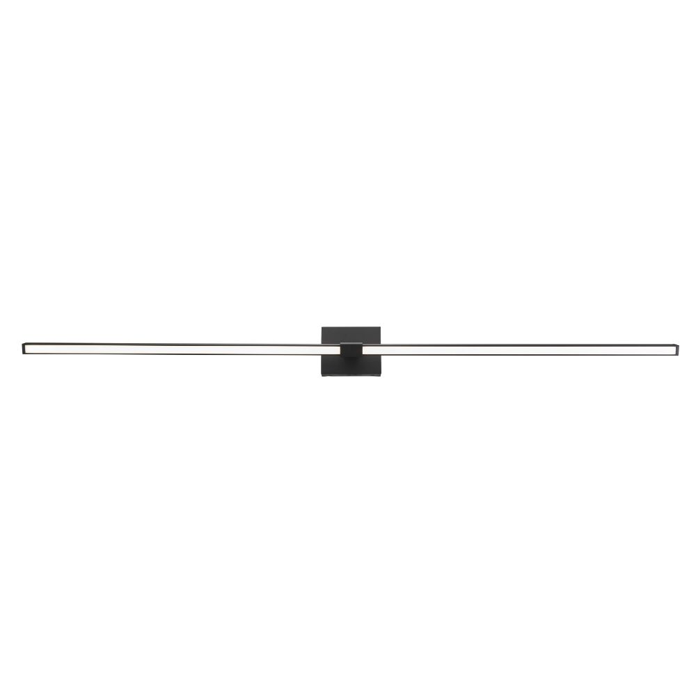 Abra Lighting 20142WV-BL Adjustable Mount 58" Dimmable LED Vanity Bar in Black