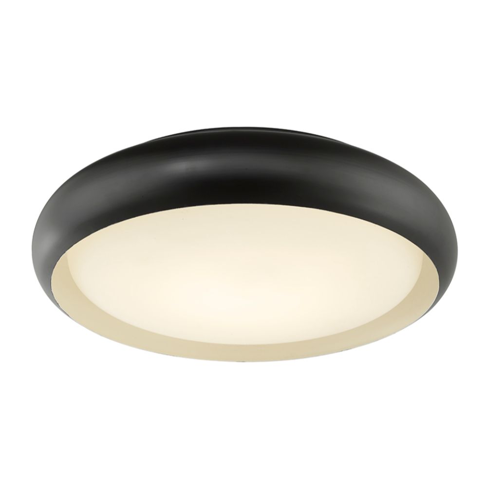 Abra Lighting 30061FM-BZ 18" Recessed Opal Glass in a Metal Frame with High Output Dimmable LED in  Bronze